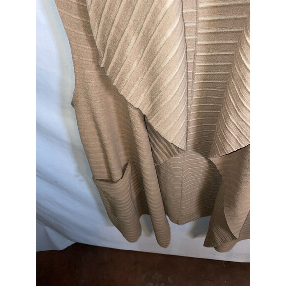 Le Moda Women’s Open Cardigan Size XL Tan Going Out Party Fall - Picture 6 of 12